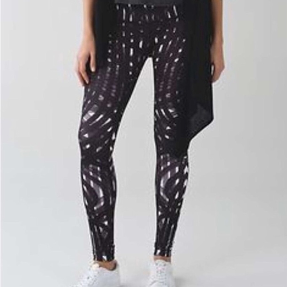 Lululemon Wunder Under Pant Brush Stream